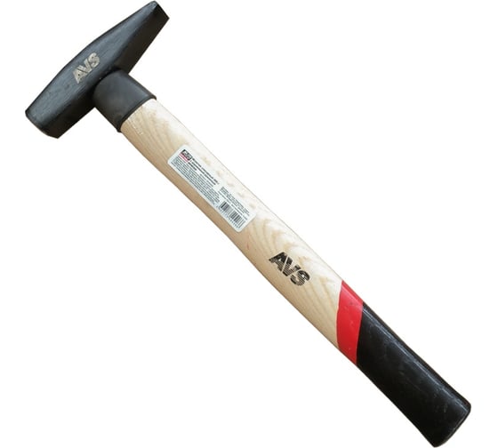 Молоток слесарный AVS 500 г с деревянной рукояткой MHW500 A40427S 1
