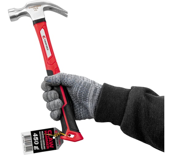 Молоток-гвоздодер EVERFORCE 450гр EF-T7016(65270)