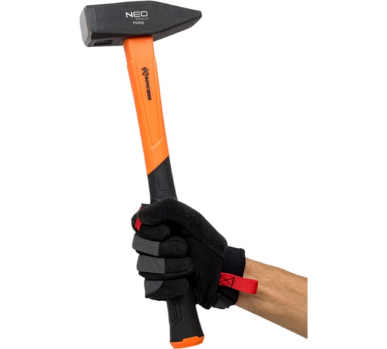 Столярный молоток NEO Tools 1500 г, рукоятка из стекловолокна 25-148