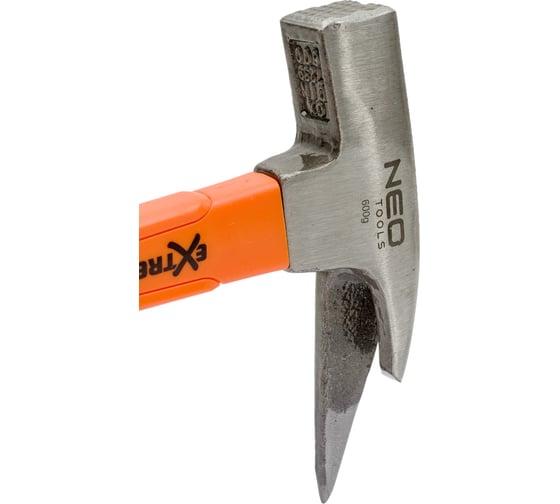 Шиферный молоток NEO Tools 600 г,  рукоятка из стекловолокна 25-131