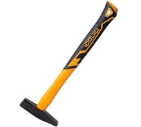 Молоток DINGQI 500г, квадратный боёк, фиберглассовая двухкомпонентная ручка 31105