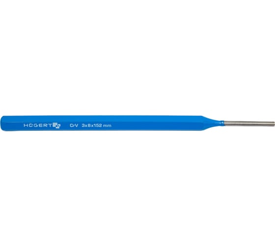 Выколотка HOEGERT TECHNIK 3x152 мм, CrV HT3B724