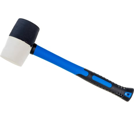 Резиновый молоток HOEGERT TECHNIK 680 г, с рукояткой из стекловолокна HT3B052