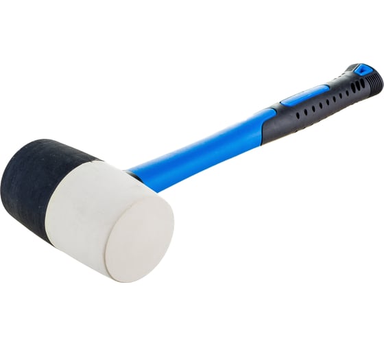 Резиновый молоток HOEGERT TECHNIK 680 г, с рукояткой из стекловолокна HT3B052