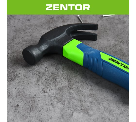 Молоток-гвоздодер мини Zentor 250 г ZT18100S