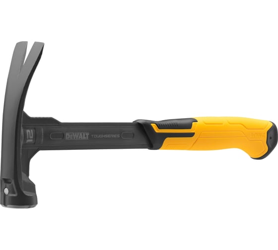 Молоток с прямым заострённым гвоздодёром Dewalt TOUGHSERIES, облегчённый 340 г. DWHT51135-0