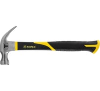 Столярный молоток TOPEX 450 г, ручка из стекловолокна 02A850