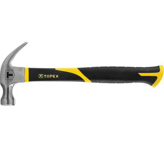 Столярный молоток TOPEX 450 г, ручка из стекловолокна 02A850 1