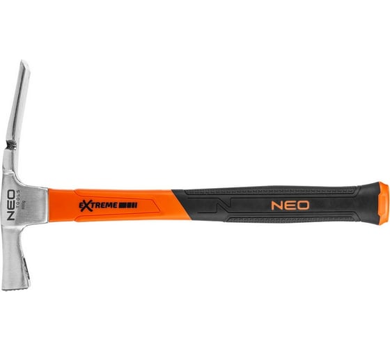 Молоток-кирочка NEO Tools 600 г, рукоятка из стекловолокна 25-133
