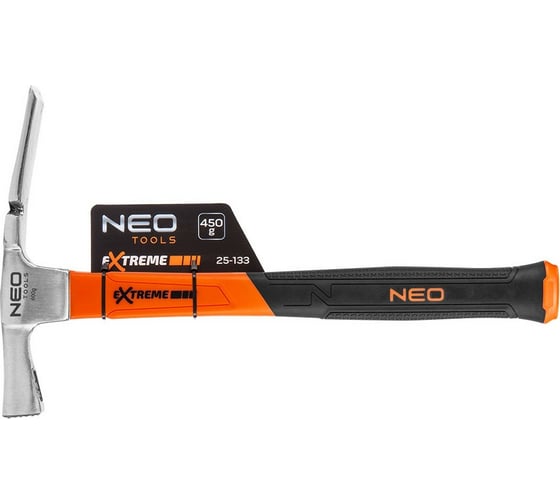 Молоток-кирочка NEO Tools 600 г, рукоятка из стекловолокна 25-133