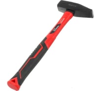 Молоток BARTEX B0009, квадр.боек, рук фибергласовая, обрезин, 0.8 кг 139729