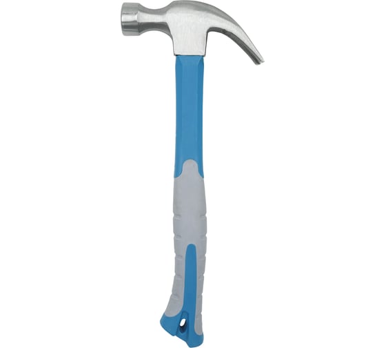 Молоток-гвоздодер с фиберглассовой рукоятью и бойком весом 450г Optimus OPT-HMC450 1