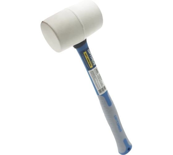 Киянка с фиберглассовой рукоятью и бойком Optimus весом 225 г OPT-HMK225 1