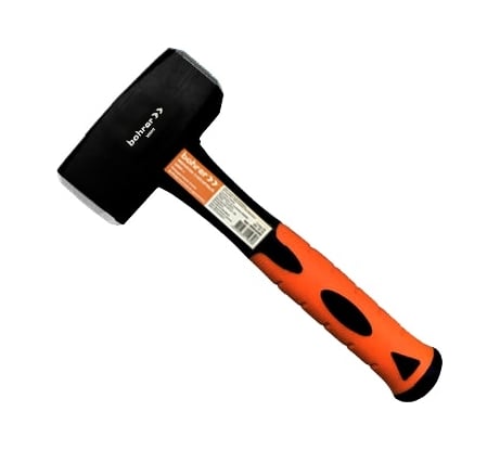 Кувалда BOHRER 1000 г. рукоятка фиберглас с резиновым покрытием 45019100
