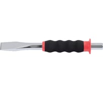 Зубило KS Tools плоское, 20x210 мм, с защитной рукояткой 156.0241