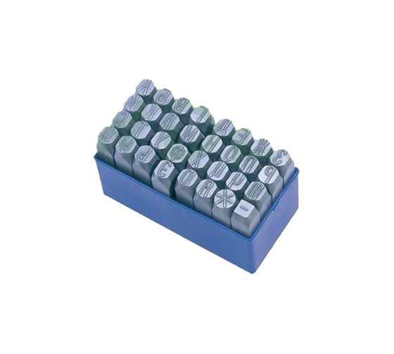 Буквенные клейма CNIC №12 сталь 32шт от А до Я -x OT108 54751 1