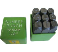 Цифровые клейма CNIC №12 сталь 9шт OT104 37170