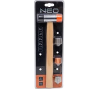 Молоток NEO Tools со сменными наконечниками, 250 г/28 мм 11-634