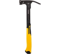 Молоток с прямым заострённым гвоздодёром Dewalt TOUGHSERIES, облегчённый, 340 г DWHT51135X