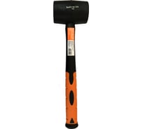 Киянка Bohrer 450 г. рукоятка фиберглас с резиновым покрытием, круглый боек, черная резина 45013245