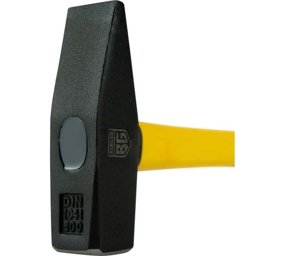 Слесарный молоток Berger BG кованый, фиберглассовая рукоятка, 800 г BG1515
