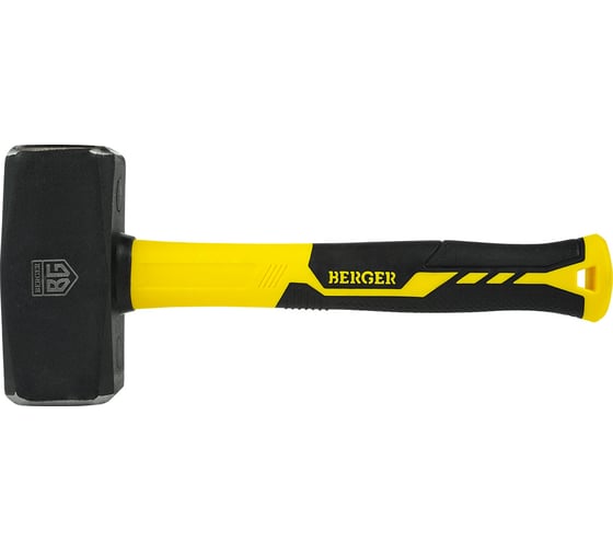 Кованая кувалда Berger BG 2000 г., фиберглассовая рукоятка BG1518