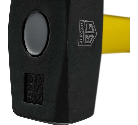 Кованая кувалда Berger BG 4000 г., фиберглассовая рукоятка BG1520