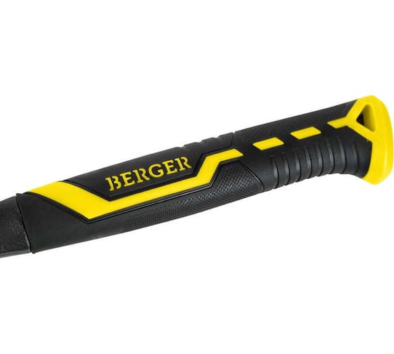 Молоток кровельщика Berger BG цельнокованый 600 г., магнит, 3-хкомпонентная рукоятка,BG1528