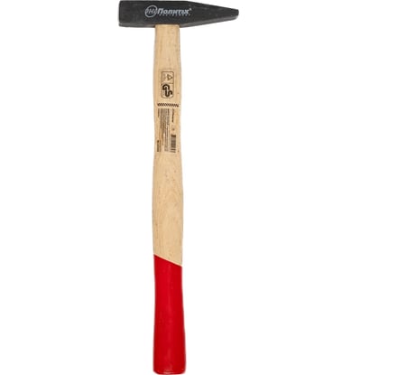 Молоток Политех с квадратным бойком, деревянная ручка, 200г 2535020