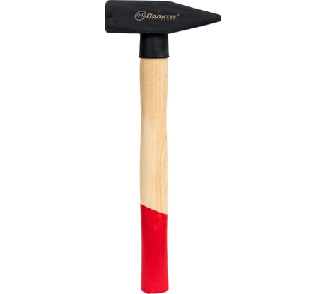 Молоток Политех с квадратным бойком, деревянная ручка, 1000гр 2535100