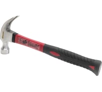 Молоток-гвоздодер Политех фиберглас ручка, 450гр 2533245