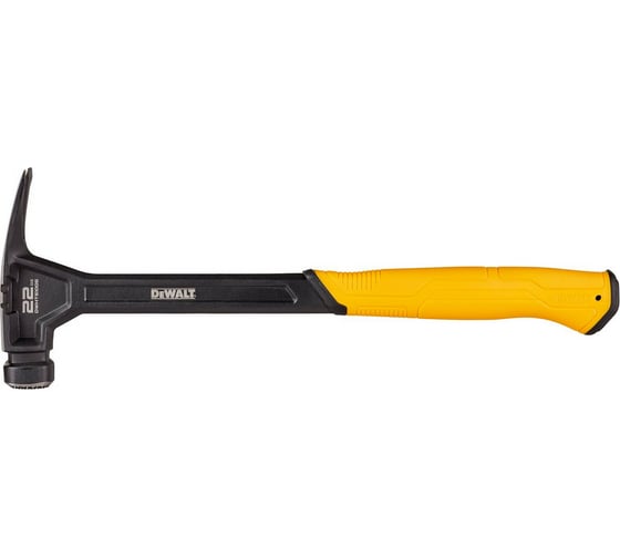 Одноэлементный молоток с прямым гвоздодёром Dewalt 624 г DWHT51005-0