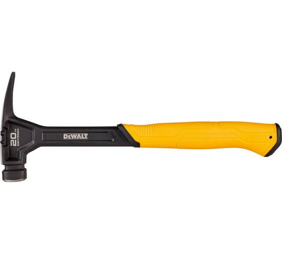 Одноэлементный молоток с прямым гвоздодёром Dewalt 567 г DWHT51004-0
