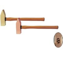 Молоток X-Spark с деревянной рукояткой искробезопасный 186A-1008 Be-Cu 186AB1008