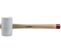 Резиновая белая киянка с деревянной рукояткой ЗУБР МАСТЕР 20511-680_z01