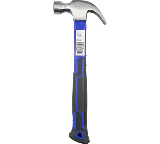 Молоток гвоздодер с фибергласс. антивибр. ручкой Smartbuy, слесарный, 225 гр, PRO TOOLS SBT-PRO-GHN-200 1