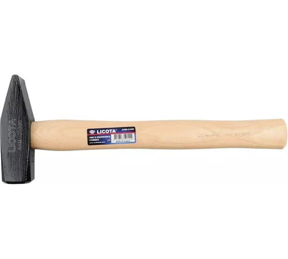 Молоток с ручкой из дерева гикори Licota гикори 1000 г AHM-01000