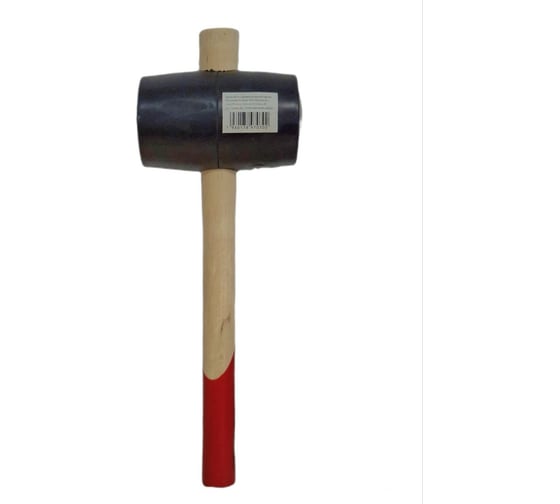 Киянка резиновая Monolit 640 г. черная резина, деревянная рукоятка 2011