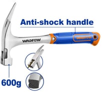 Молоток-гвоздодер WADFOW 600 г 6/12 WHM8360
