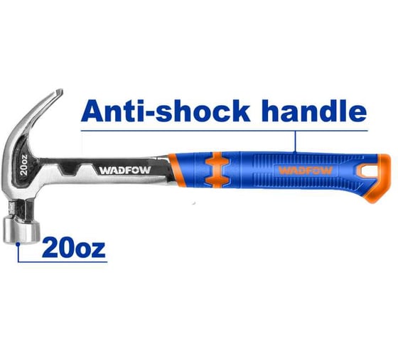 Молоток-гвоздодер WADFOW 560 г 6/12 WHM8320