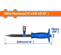 Зубило WadFow с протектором 4х16х250 мм 6/36 WCC1303