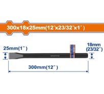 Зубило WadFow 25х18х300 мм 6/36 WCC0301