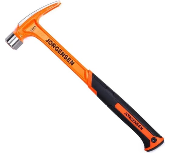 Молоток-гвоздодёр цельностальной кованый Pony Jorgensen 624г (с эргономичной рукояткой) 60203