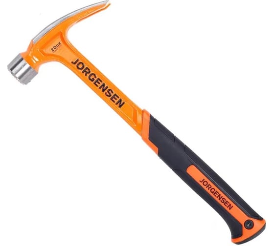 Молоток-гвоздодёр цельностальной кованый Pony Jorgensen 567г (с эргономичной рукояткой) 60102