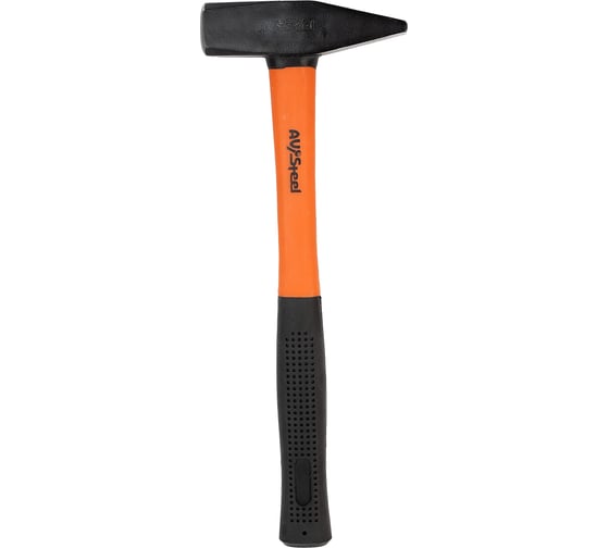 Молоток слесарный AV Steel 1000гр с фибергласовой рукояткой AV-275100