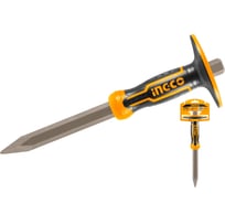 Зубило пикообразное с протектором INGCO 4*16*305 мм INDUSTRIAL HCC850416
