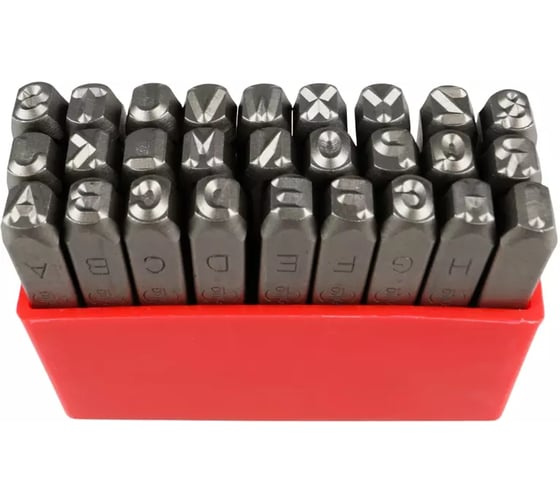 Набор клейм буквы Licota CrMo 5 мм ATF-5115A-5.0