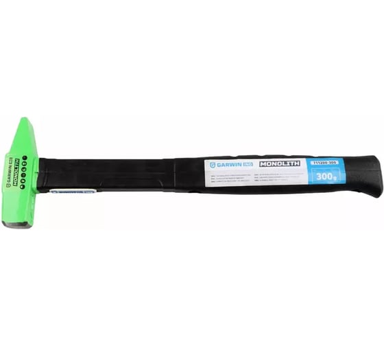 Молоток с обрезиненной рукояткой Garwin серия MONOLITH, 300 г 711200-300