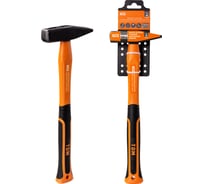 Слесарный молоток TDM ELECTRIC 400 гр, кованый, с усиленной прорезиненной фибергласовой рукояткой Алмаз SQ1036-0112
