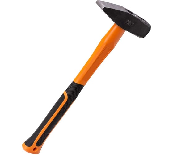 Слесарный молоток TDM ELECTRIC 800 гр, кованый, с усиленной прорезиненной фибергласовой рукояткой Алмаз SQ1036-0115